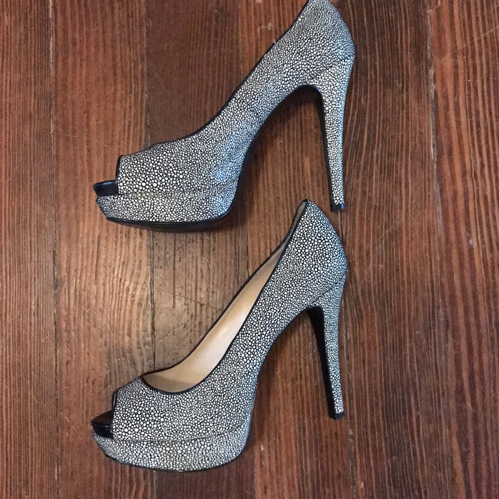 Vintage Calvin Klein Peep Toe Heels
